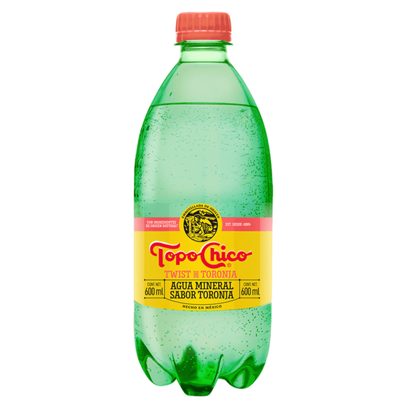 Agua Mineral Topo Chico Twist Toronja - 600 Ml