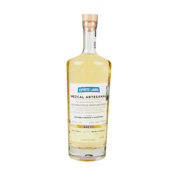 Mezcal Espiritu Lauro Añejo - 750 Ml