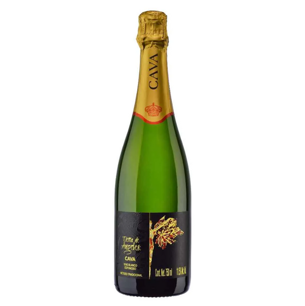 Vino Blanco Espumoso Tierra De Angeles Brut Cava - 750 Ml
