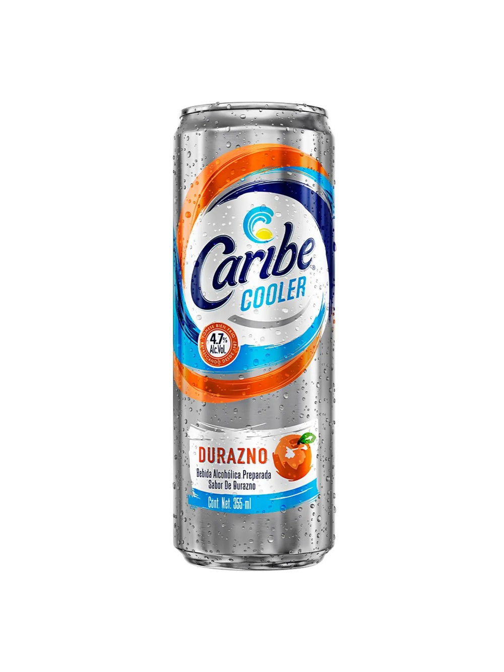 Caribe Cooler Durazno Lata - 355 Ml