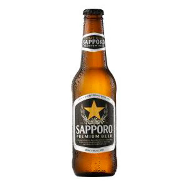 Cerveza Sapporo Beer Premium Vidrio - 355 Ml