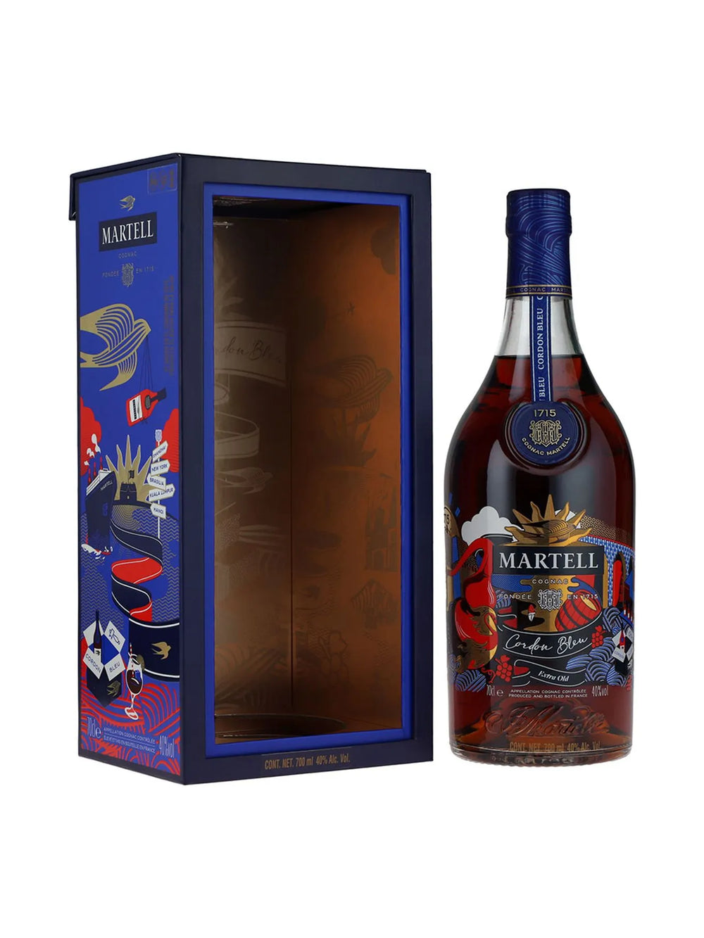 Cognac Martell Cordon Bleu Extra Edic Especial - 700 Ml