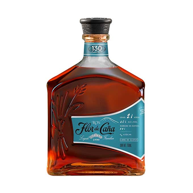 Ron Flor De Caña Centenario 21 Años - 750 Ml