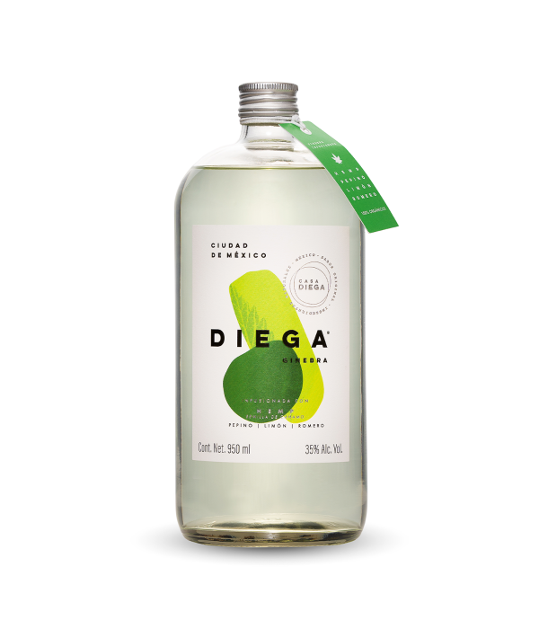 Gin. Diega Pepino-Limon-Romero - 950 Ml