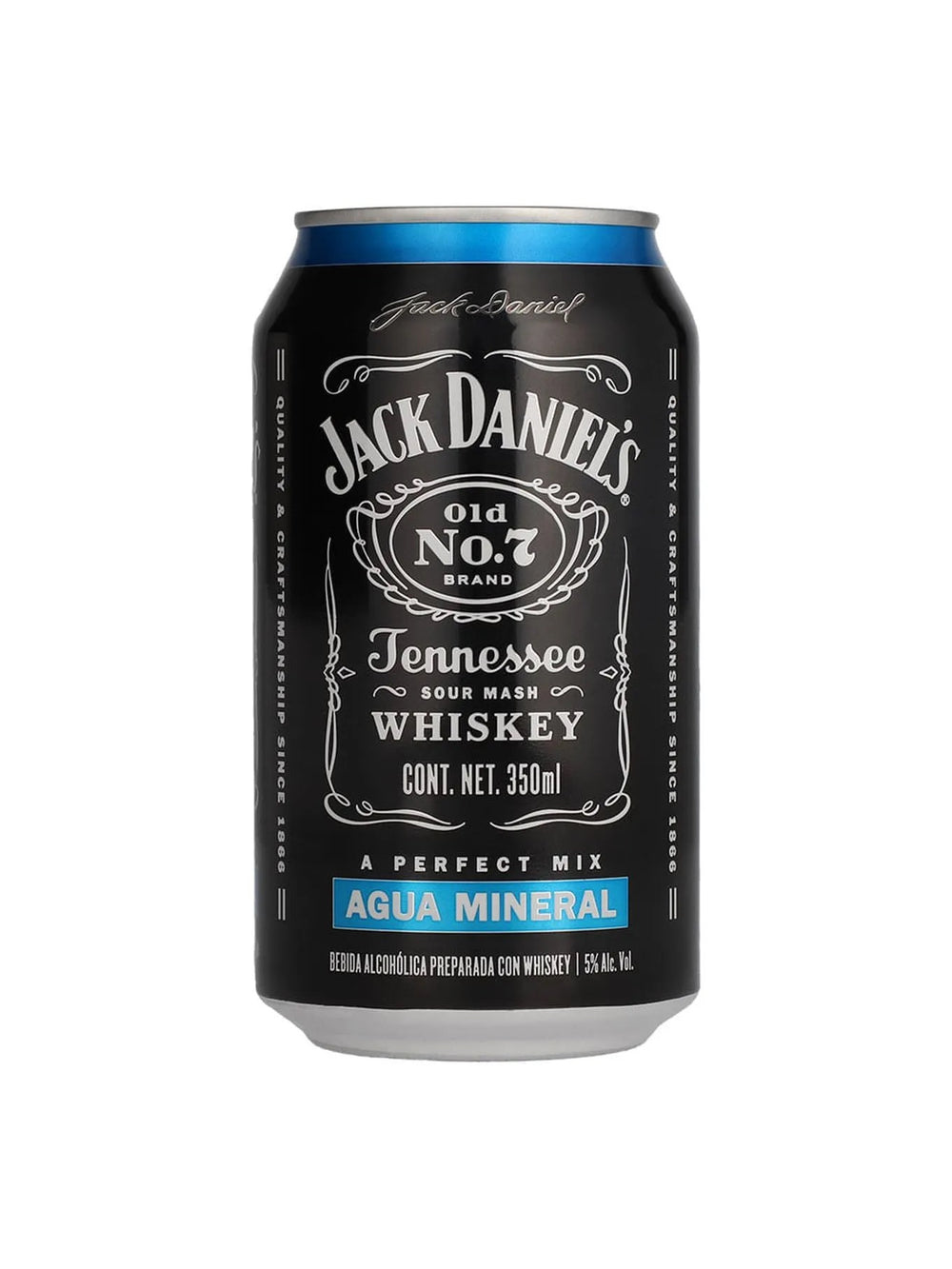 Jack Daniels Agua Mineral Lat - 350 Ml