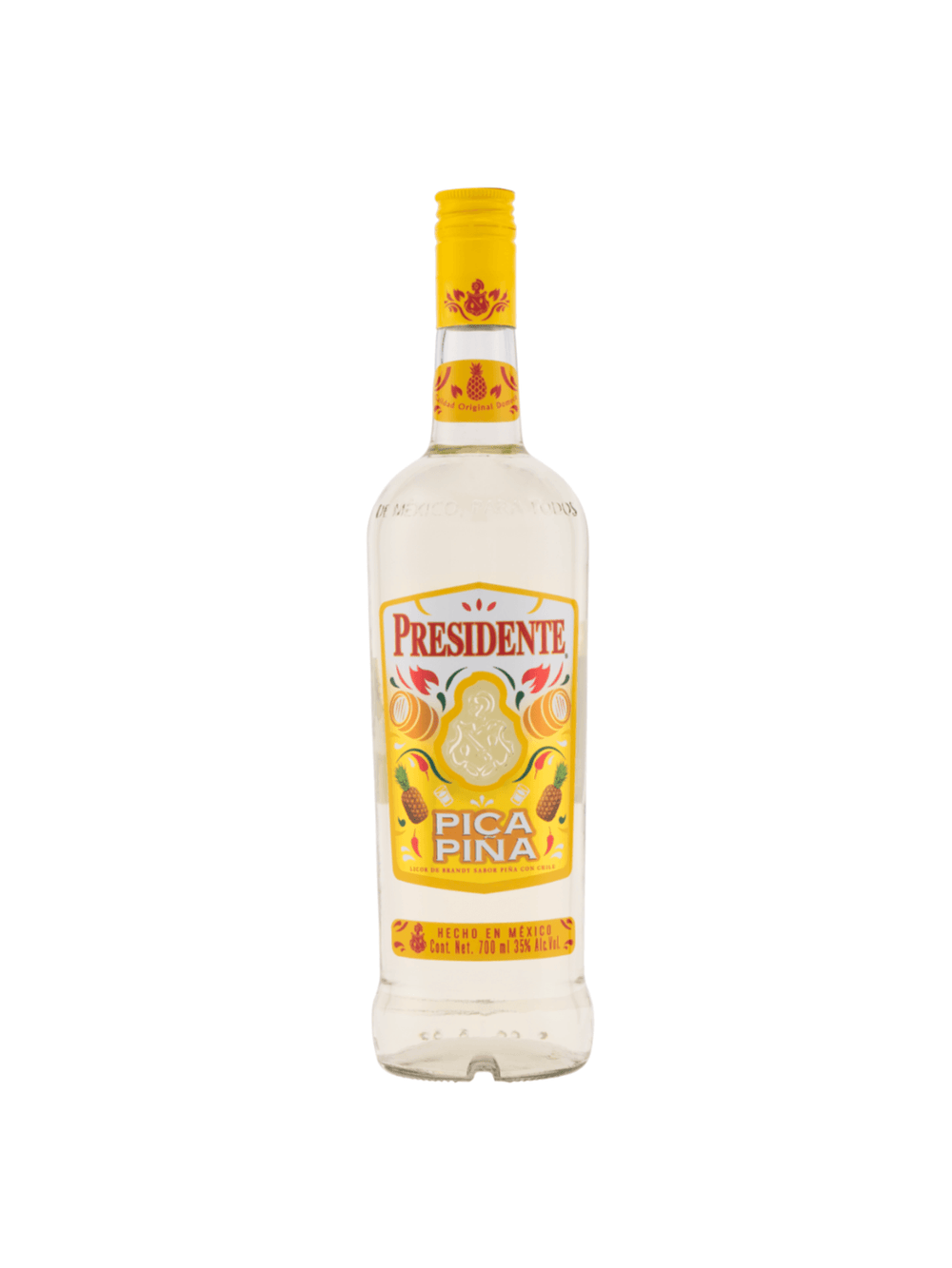 Licor De Brandy Presidente Pica Piña - 700 Ml