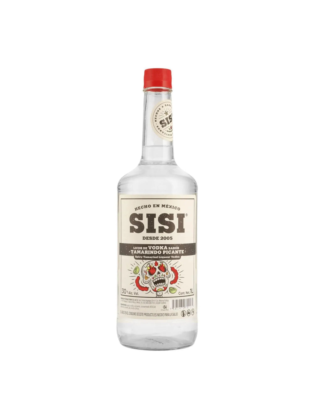 Licor De Vodka Sisi Sabor Tamarindo Picante - 1 L