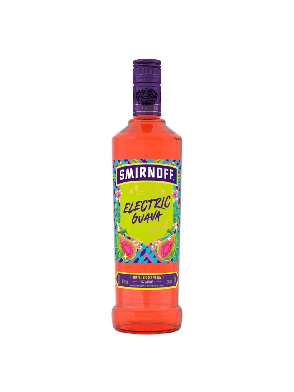 Licor De Vodka Smirnoff Electric Guava - 750 Ml