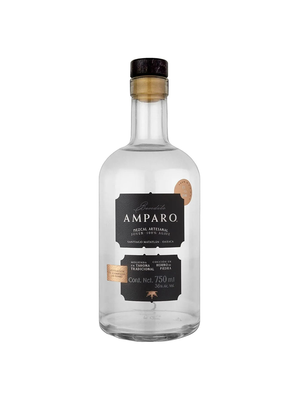 Mezcal Bendito Amparo Joven 100% Espadin - 750 Ml