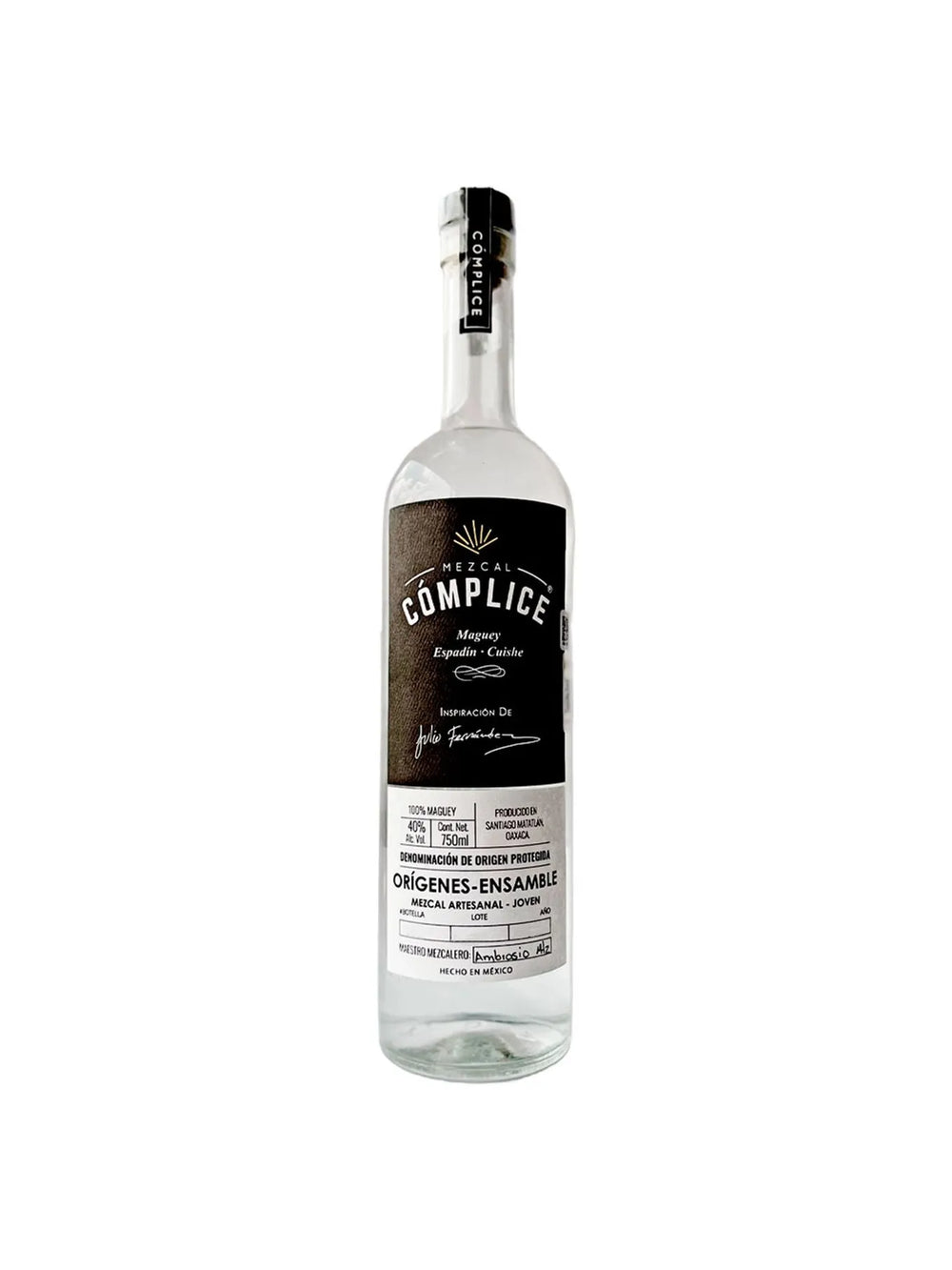 Mezcal Complice Origenes Ensamble Joven 100% - 750 Ml