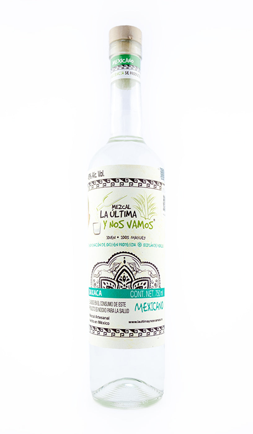 Mezcal La Ultima Y Nos Vamos Joven 100% Mexicano - 750 Ml