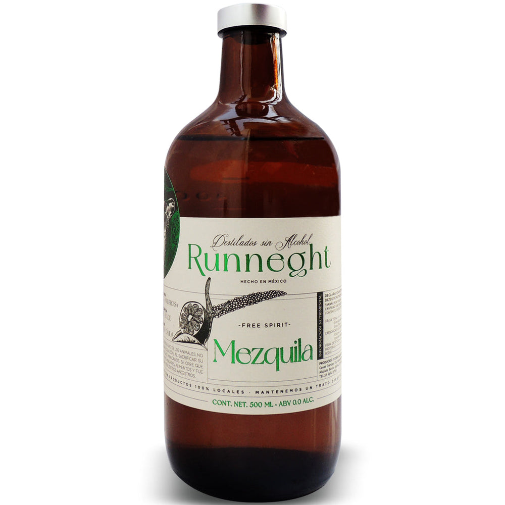 Destilado Sin Alcohol Runneght Mezquila - 500 Ml