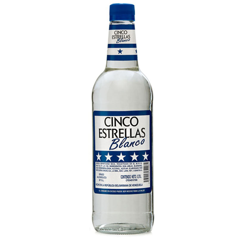 Ron 5 Estrellas Blanco - 1 L