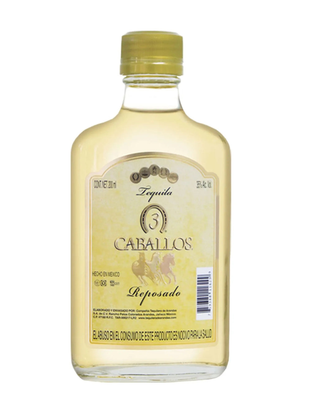 Teq. Tres Caballos Rep - 200 Ml