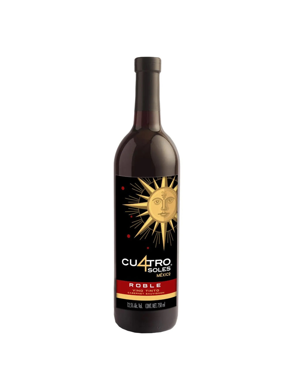 V.T. Cu4Tro Soles Roble Cabernet - 750 Ml