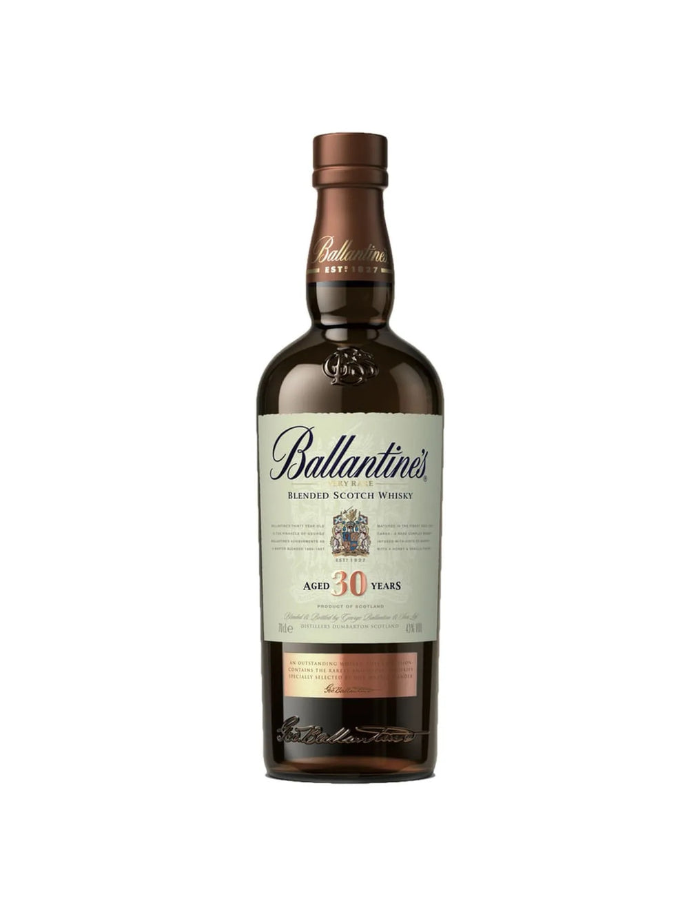 Wky. Ballantines 30 Años - 700 Ml