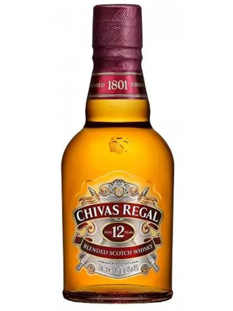 Wky. Chivas Regal 12 Años - 375 Ml