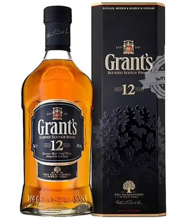 Wky. Grants 12 Años - 750 Ml