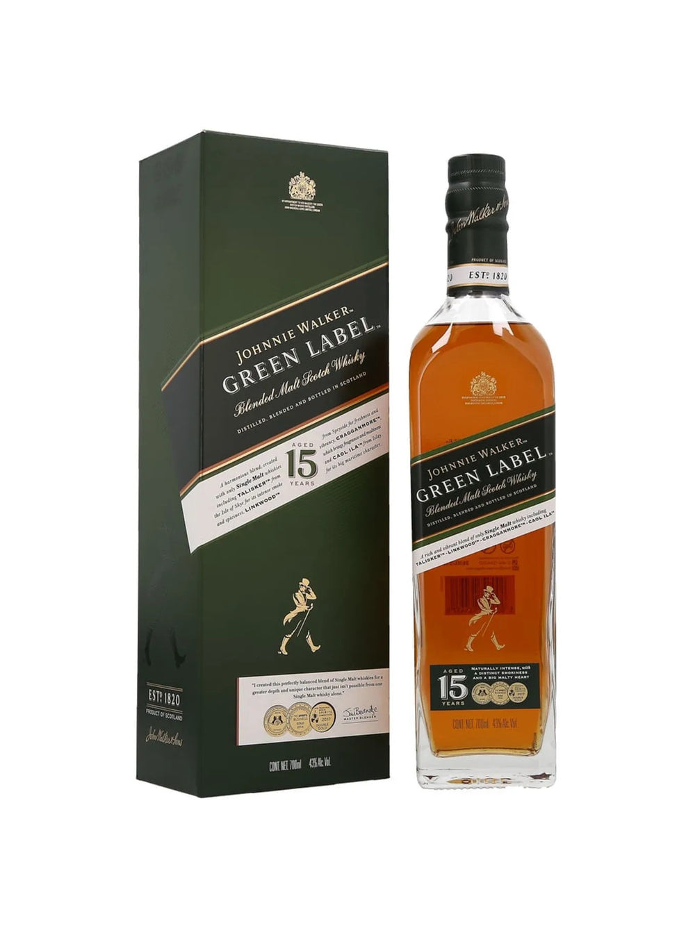 Wky. J. Walker Green 15 Años - 700 Ml