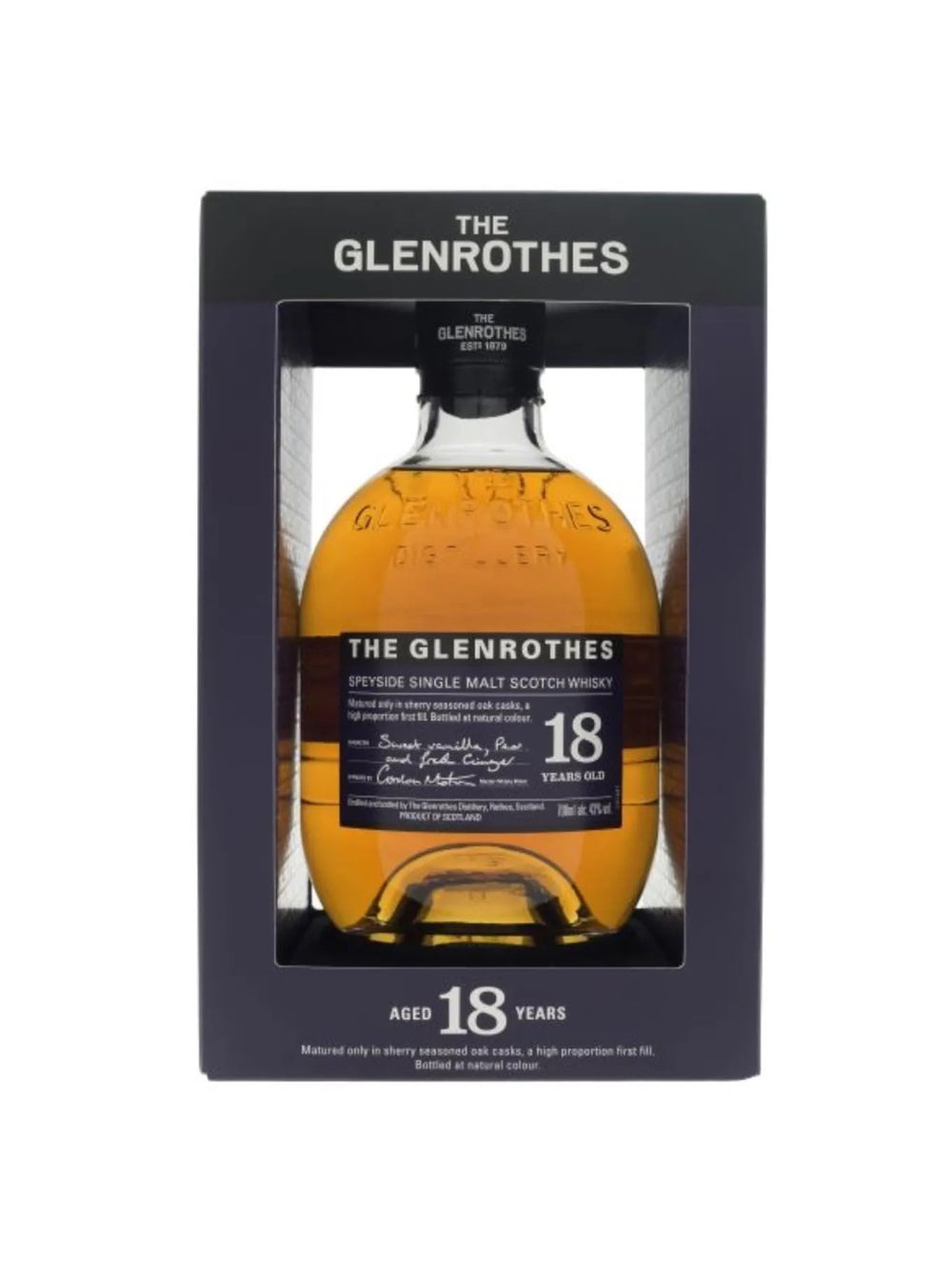 Wky. The Glenrothes 18 - 700 Ml