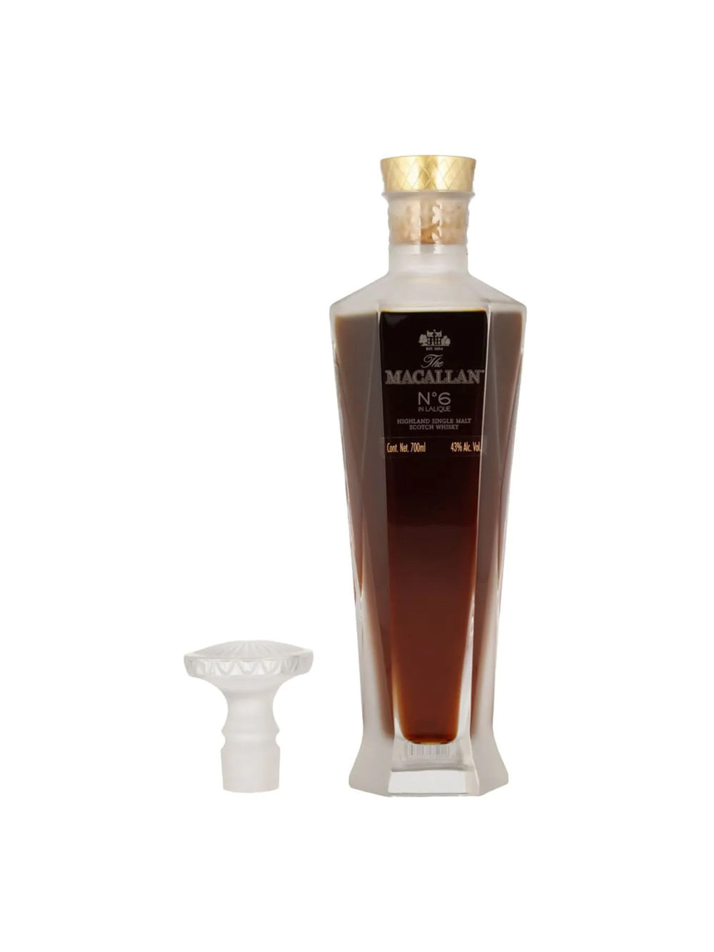 Wky. The Macallan No. 6 In Lalique - 700 Ml