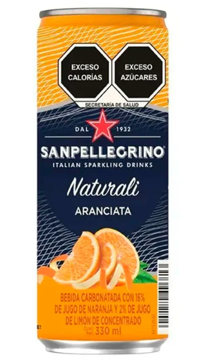 Agua Saborizada San Pellegrino Aranciata - 330 Ml