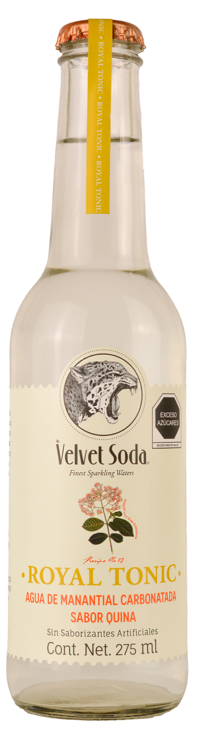 Agua Tonica Velvet Soda Royal Tonic Vidrio - 275 Ml